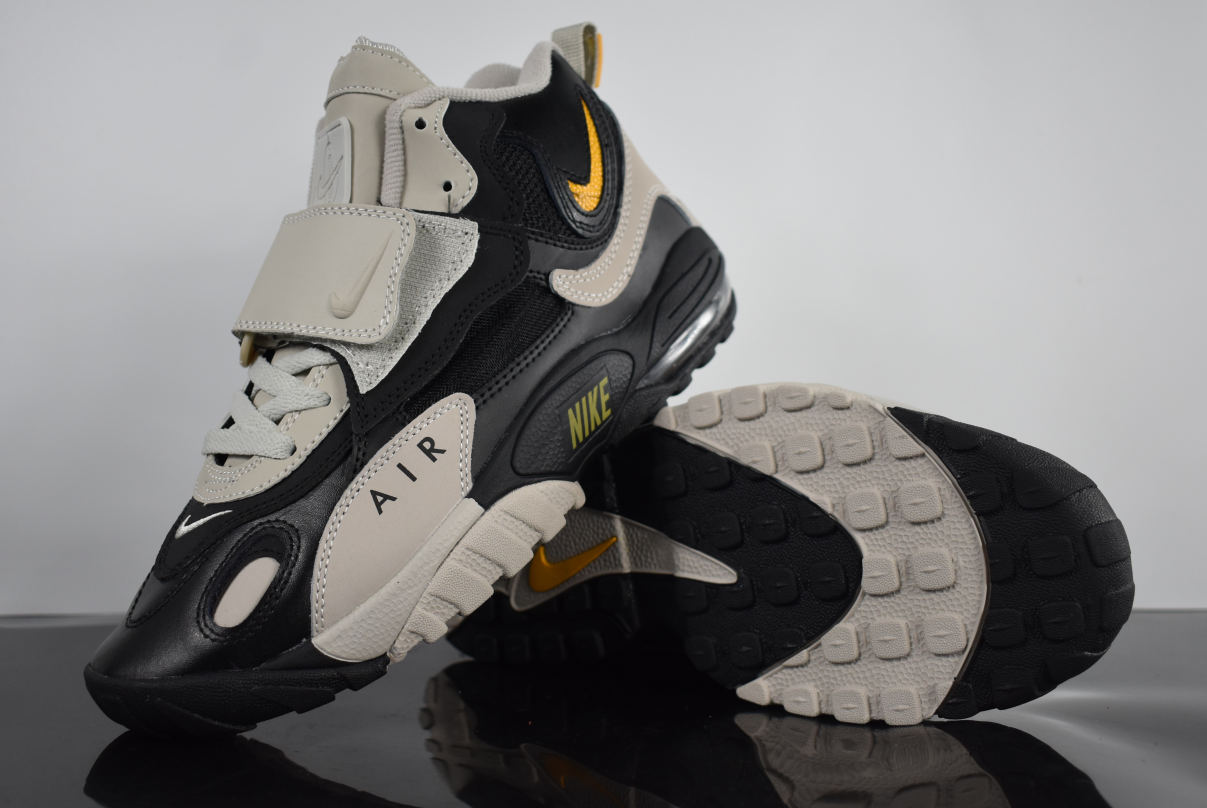 2019 Women Nike Air Max Speed Turf Grey Black Yellow Shoes - Click Image to Close